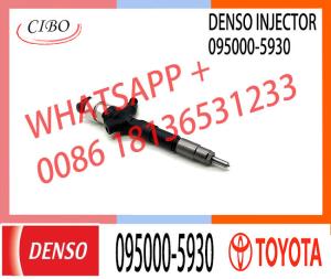 Wholesale common rail injector 095000-5930 for toyota truck diesel pump injector 23670-09060 for toyota high pressure engine from china suppliers