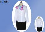 Casual V Neck Shirt Corporate Office Uniform For Men And Women