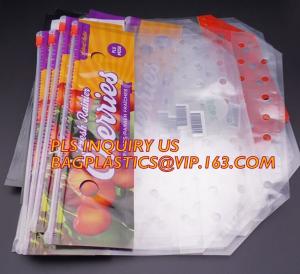 Wholesale fresh cherries packaging bags with carrier handle, Pack Grape/cherry/Fresh Fruit packaging/Vegetable food Packaging Bag from china suppliers