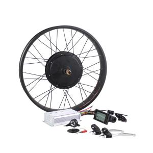 Wholesale 48v 1500w electric bicycle conversion kits with battery ebike conversion kit from china suppliers