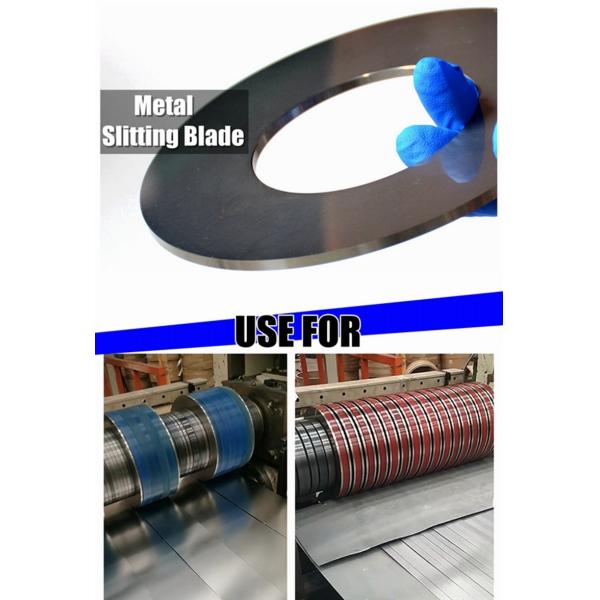 Industrial Tungsten Carbide Shredder Machine Blades Circular Slitting Knifes 8mm Thickness