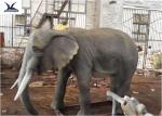 Life Size Animatronic Elephant Garden Ornaments Zoo Park Decorative Statues