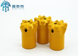 China Carbide Steel Tapered Button Bit With 2 Flushing Holes on sale