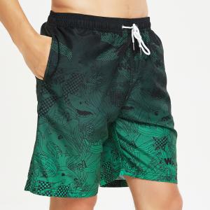 Wholesale Breathable Comfortable Men's Custom Logo Sublimation Designer Summer Swimming Shorts from china suppliers