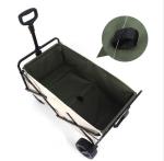 Collapsible Folding Beach Wagon for Outdoor Garden Camping 15LBS Capacity Four