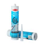 High Strength 300ml White Dowsil Silicone Sealant No Vertical Flow