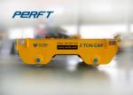Yellow Motorized Coil Transfer Car For Rolling Plant Galvanized Steel