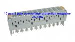 10 pair 3 pole Overvoltage Protection Magazine with 3 pole overvoltage(surge)