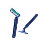 Disposable Twin Blade Safety Razor , Lubricating Strip Female Disposable Razors