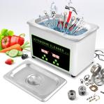0.8L 35W Gold Glasses Ultrasonic Cleaning Bath CE Tool Ultrasonic Cleaning