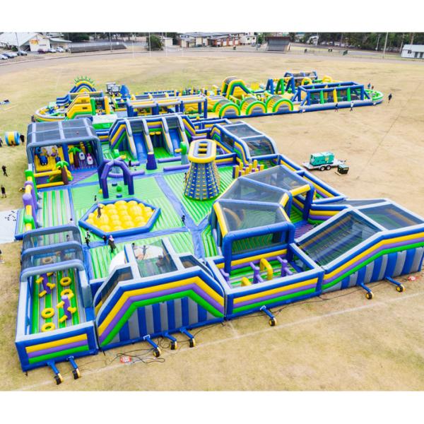 40x30m World's biggest bounce house indoor inflatable theme park for sale with