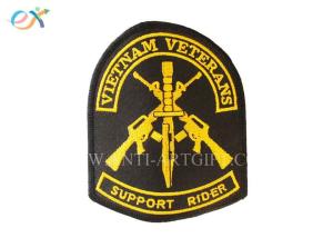 Wholesale 100% Rayon Thread Iron On Embroidered Patches Size Customized With Paper Coated from china suppliers