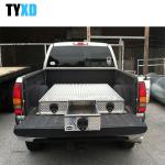Weather Resistant Metal Tool Storage Box , 3 Drawer Metal Truck Bed Tool Box