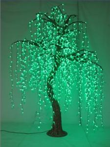China 2015 outdoor lighting artificial trees decorating christmas LED willow tree light on sale
