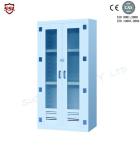 Blue Corrosive Storage Cabinet With Dual Doors Polypropylene Cabinet
