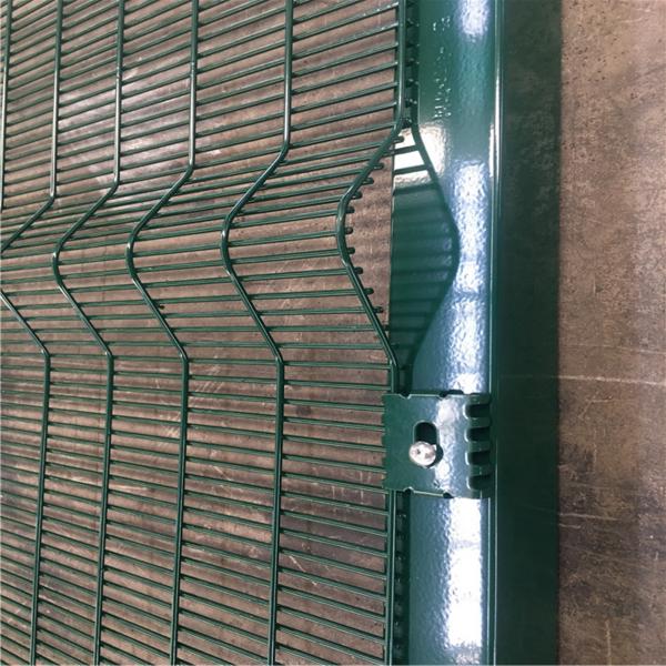 High Security Powder Coating And Galvanized Fence Clear View Fencing 358 Anti