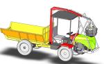 Indonesia Dedicated 42hp Agricultural Tire Type Palm Oil Tractor Powered By