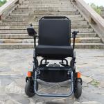 Lithium Battery Foldable Electric Wheelchair Lightweight