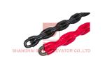 T Guide 610mm Bending 18.0KN Elevator Compensation Chain For Lift Parts