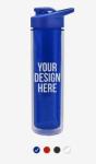Clear Glass Water Bottles, Reusable Glass Juicing Bottles Protection Sleeve and