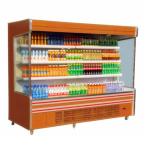 Customized Color Fruit Display Milk Dairy Showcase Supermarket Refrigeration