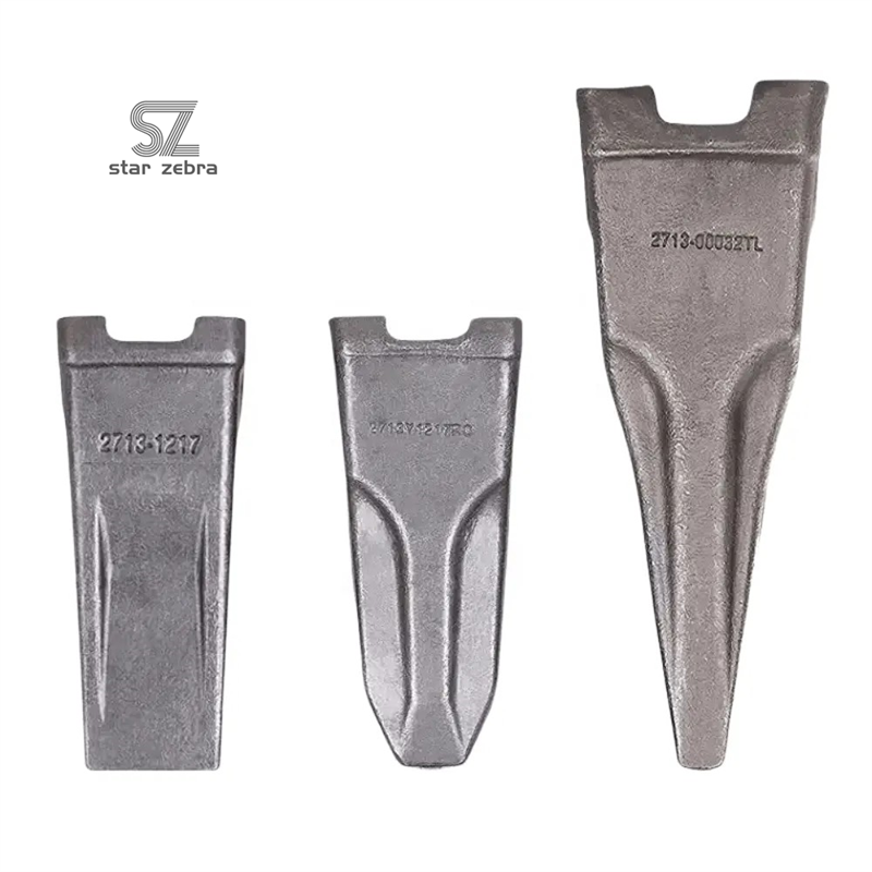 Construction works Doosan DH60 80 130 150 200 220 300 360 420 500 forged flat bucket teeth sharp teeth special tooth seat