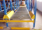 High Density Light Grey Flow Rack Shelving , Industrial Pallet Racks Heavy Duty