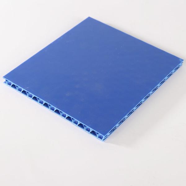 Flat Corrugated Plastic Roofing Sheet Blue PP Hollow Corrugated Plastic Roof