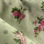 Eco Friendly TC Blended Printed Poplin Fabric 45×45 98gsm For Shirts
