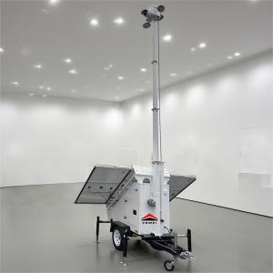 China High Load-Bearing Capacity Solar Power Wifi Camera Cctv Trailer For Exhibition Monitoring on sale