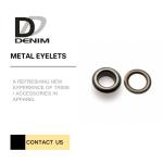 Gunmetal Large Size Metal Eyelet Rings for Clothing Fabric Flat Eyelet Trims