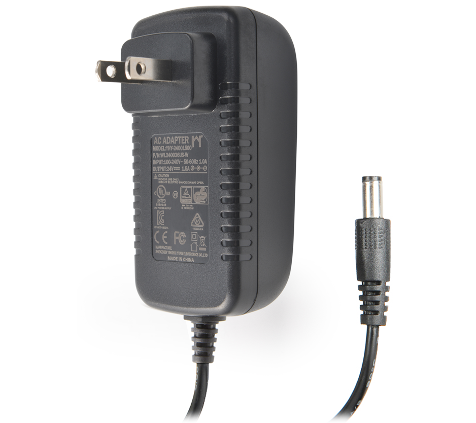1.2m Ac Wall Power Adapter , Dc Wall Adapter For Christmas Tree 3 Years Warranty
