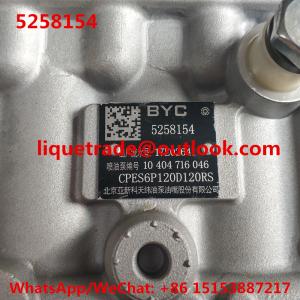 Wholesale BYC pump 5258154 , CPES6P120D120RS , 10404716046 , 10 404 716 046 , Cummins 11 415 186 003 , 11415186003 from china suppliers
