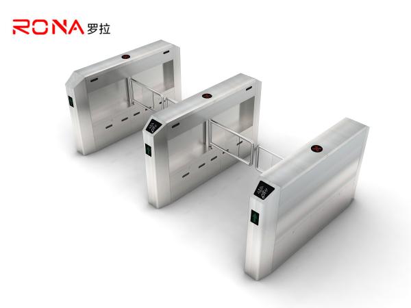 Security Half Height Turnstile Anti Fingerprint Swing Turnstile Gate DC