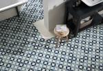 Blue Wear-Resistant 250x250mm Floor Ceramic Rustic Tile For Living Room And Eco