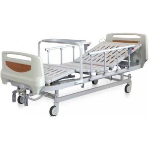 Wholesale 4 Part 2 Steel Bedboard 2 Crank Manual Hospital Bed Double Crank Bed from china suppliers