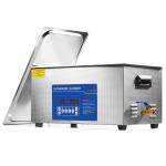 110V/220V Ultrasonic Cleaner 480W for Motorcycle Parts Tools Chains 22L Capacity