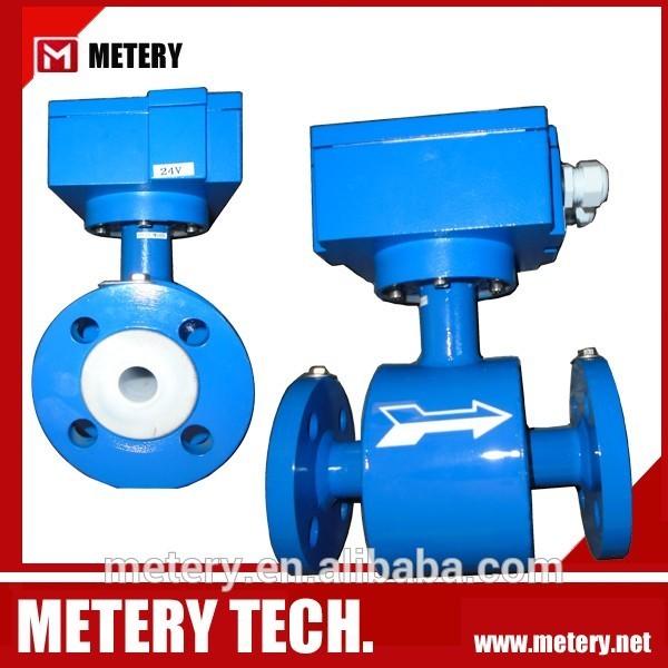 Quality Battery Remote Output GSM Electromagnetic Flow Meter for sale