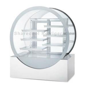 Wholesale 1600x680x1600mm Pastry Cake Display Refrigerator With Water Evaporated Pan from china suppliers