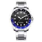 Mineral Crystal Luxury Wrist Watch With Japan Quartz Movement PC21S