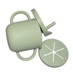 100% Silicone Sippy Cup Eco Friendly BPA Free Baby Snack Cup Customized Sizes