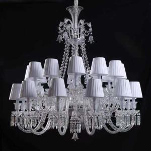 Wholesale K9 Crystal Candle Chandelier Pendant Light ODM Rustproof Mirror Cutting Effect from china suppliers