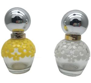 Wholesale Fancy 30ml Small Glass Perfume Bottles With Silver UV Cap OEM / ODM Available from china suppliers