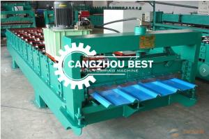 Wholesale Color Steel Profile Corrugated Iron Roofing Sheet Making Roll Forming Machine from china suppliers