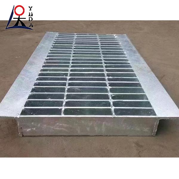 Hot Dipped Galvanized Bar Grating For Walkway Platform Foot Plate heavy duty bar