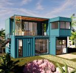 Specialized Expandable Container Houses Deluxe Prefabricated Villa House for