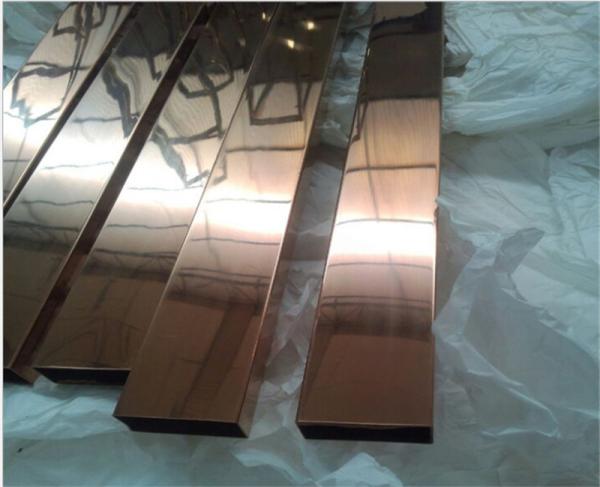 Black Stainless Steel Pipe Tube Mirror Finish 201 304 316 For Handrail
