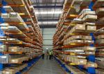 Powder Coating Structural Steel Storage Racks Warehouse Cantilever Racking