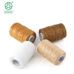 0.8mm Flat Waxed Polyester Stitching Thread for Leather Product Sewing and