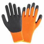 Anti Slip Warm Winter Work Gloves , Latex Rubber Coated Waterproof Winter Work